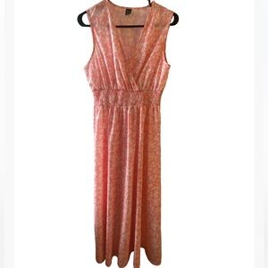 🩷10/$10🩷Peach Floral Maxi Dress